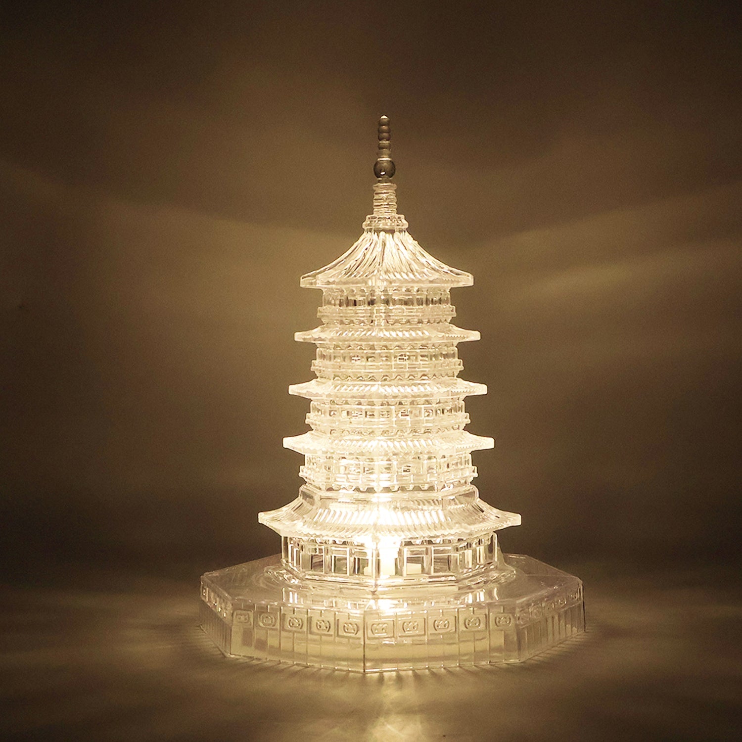 Premium LED Crystal Pagoda Decorative Light (1 Pc) Premium LED Crystal Pagoda Decorative Light (1 Pc)